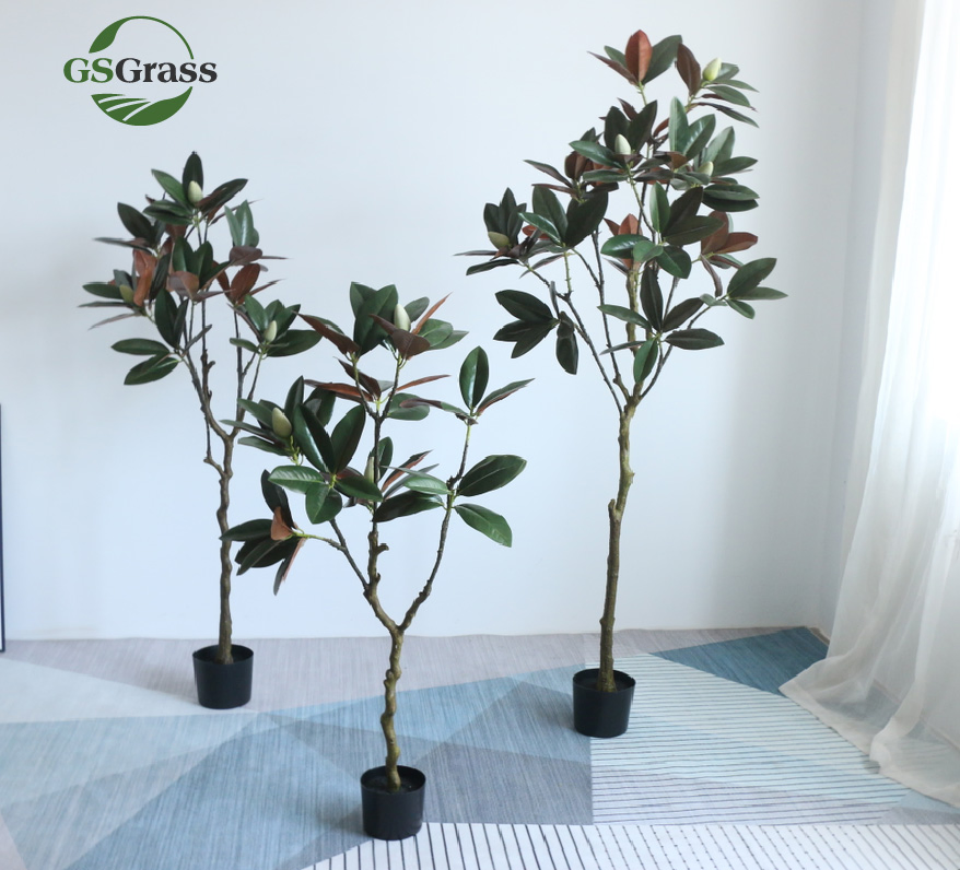 Artificial Home Decoration Fake Fiddle Leaf Palm Monstera Agave Tree Bonsai Artificial Potted Plant Banyan Tree