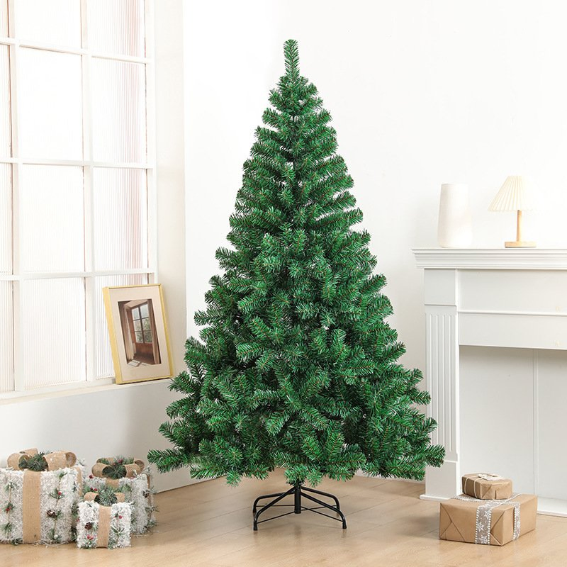 Large PVC Christmas Tree Encrypted Green Simulation Tree Household Hotel Floor Decoration in Stock