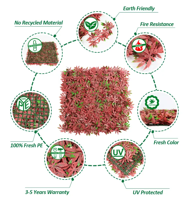 Natural Looking Artificial Boxwood Panel