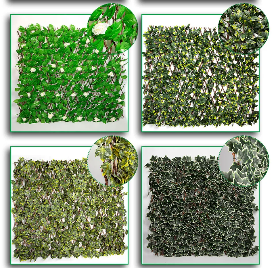 Artificial PVC Grass Fence