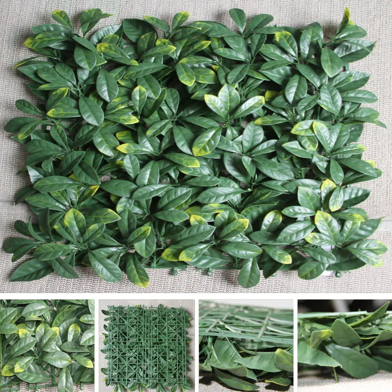 High Quality Artificial Hedge Plastic Grass