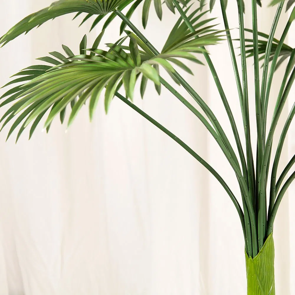 Wholesale Indoor Decoration Artificial Plants Plastic Bonsai with Pot Faux Palm Tree