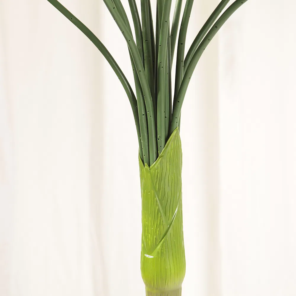 Wholesale Indoor Decoration Artificial Plants Plastic Bonsai with Pot Faux Palm Tree