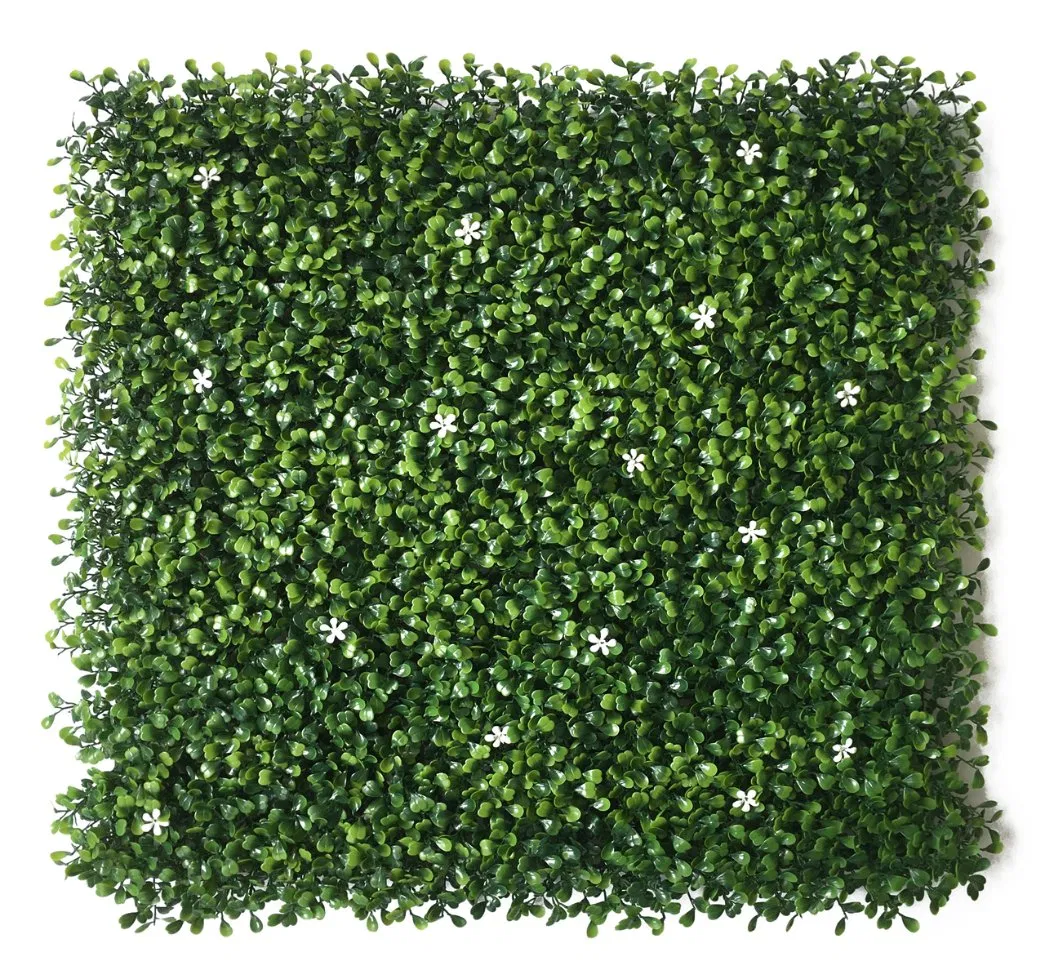 LVBAO Anti UV Protected Fire Retardant &nbsp;Artificial Boxwood Plant Foliage Leaf Hedge New Product Vertical Garden Grass