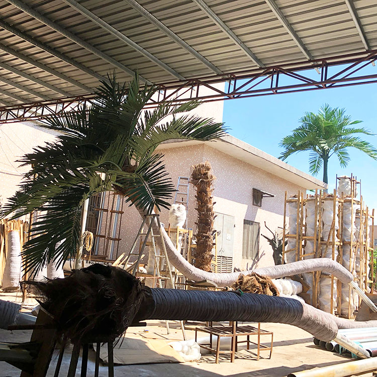 King Coconut Big Tree Artificial Palm Tree Faux Plant Tree Outdoor