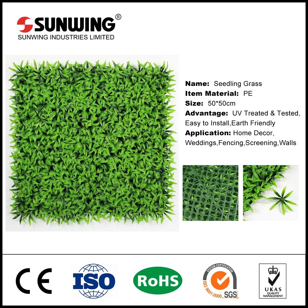 2017 New Anti-UV Artificial Boxwood Grass Mat for Outdoor Decoration