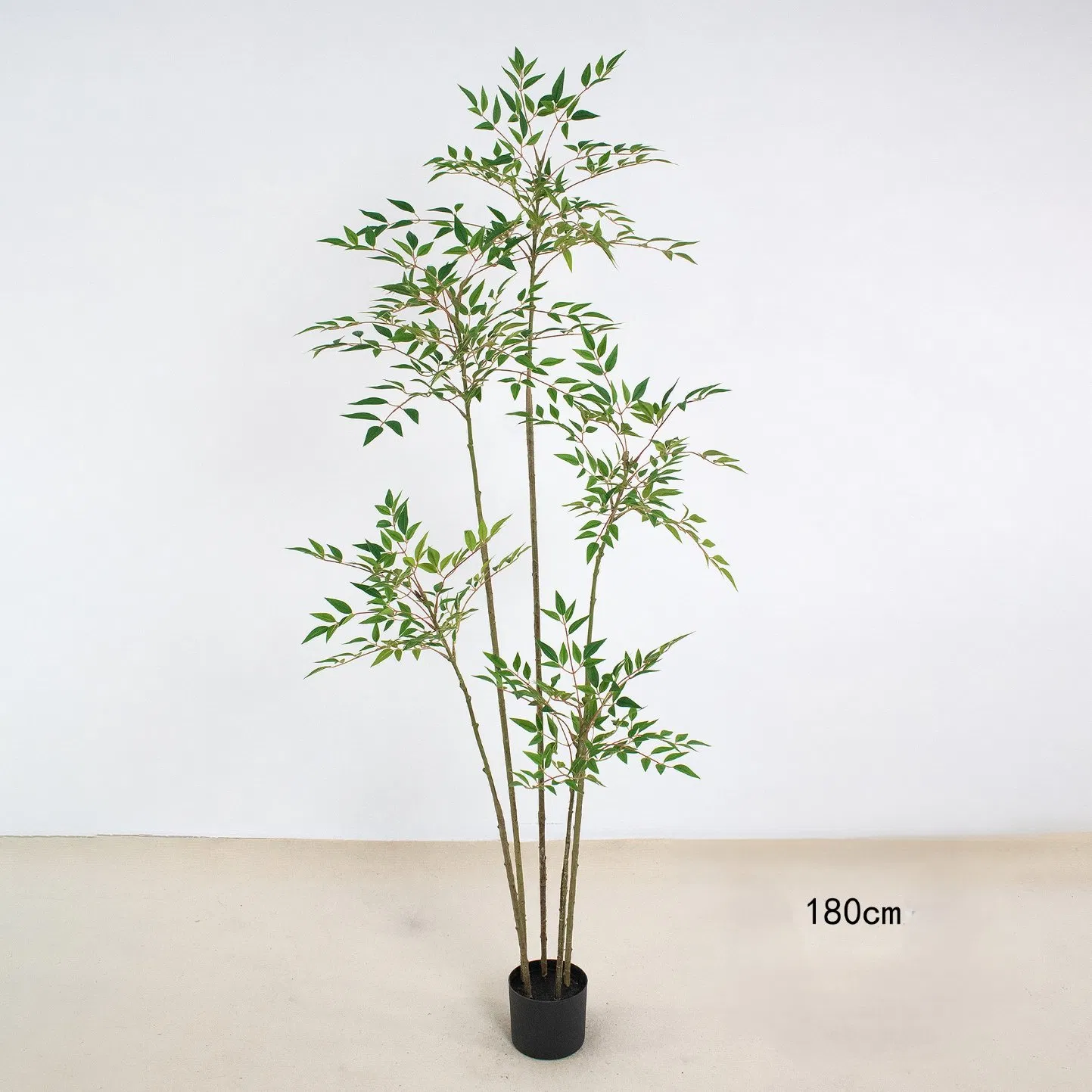 China Manufacturer Artificial Plants Trees Faux Bonsai Plant Indoor Outdoor Fake Nandina Tree for Home Garden Decor