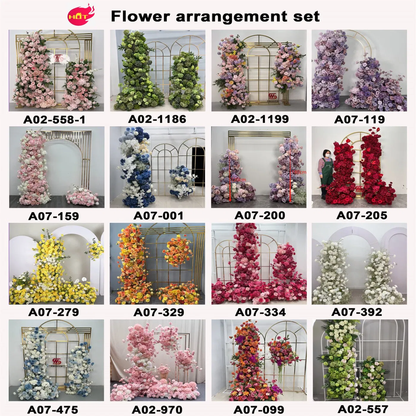 Smooth Factory Made Artificial Silk Brown Floral Arrangement Table Runner Dusty Rose Table Runner Hanging Flowers Wedding Arch