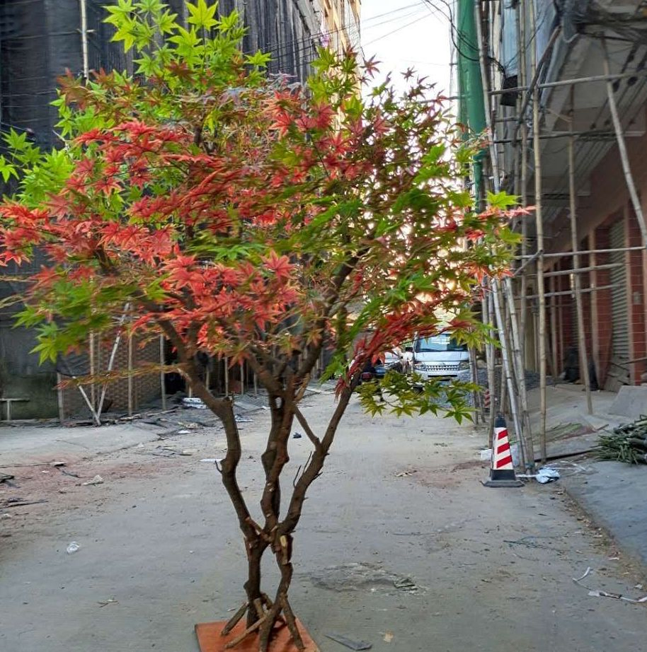 Height Large Artificial Fiberglass Arts Crafts Artificial Maple Tree