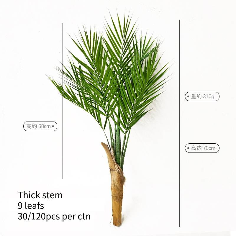 High Simulation 3 Sizes Faux Greenery Persian Wall Hanging Plant Plastic Shrub Plants Bushes Artificial Fern Plant Bushes