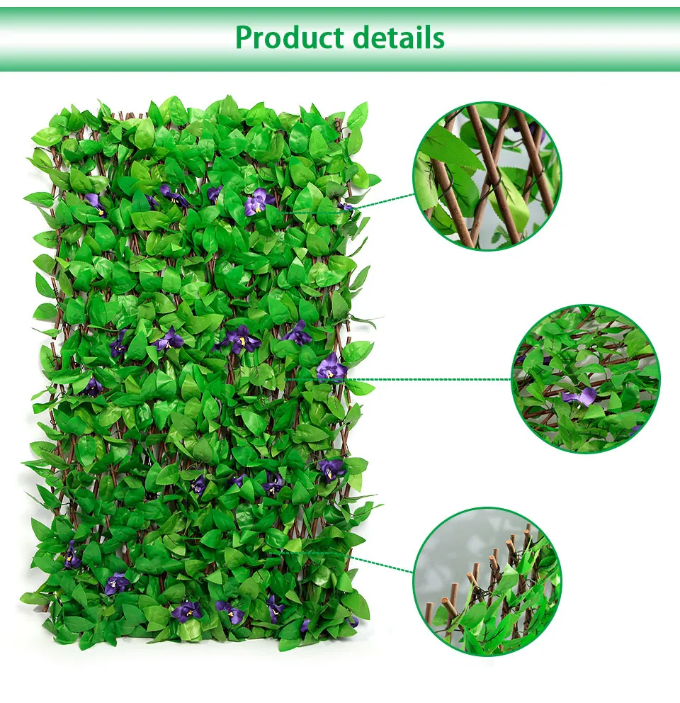 Artificial PVC Grass Fence