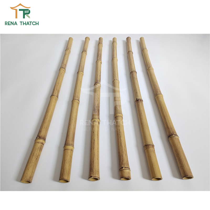 Class a Flame Retardancy Japanese Artificial Bamboo Synthetic Bamboo Pole Stick Plastic Bamboo Stake Canes