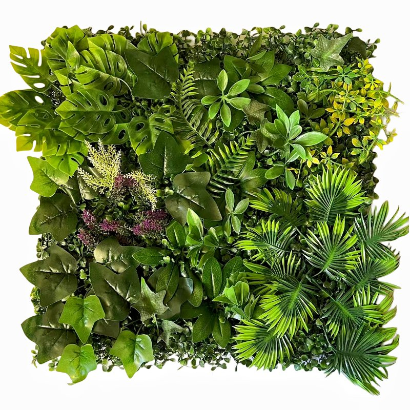 50*50cm Vertical Garden Wall Backdrop Artificial Green Wall Panel for Landscaping Decoration