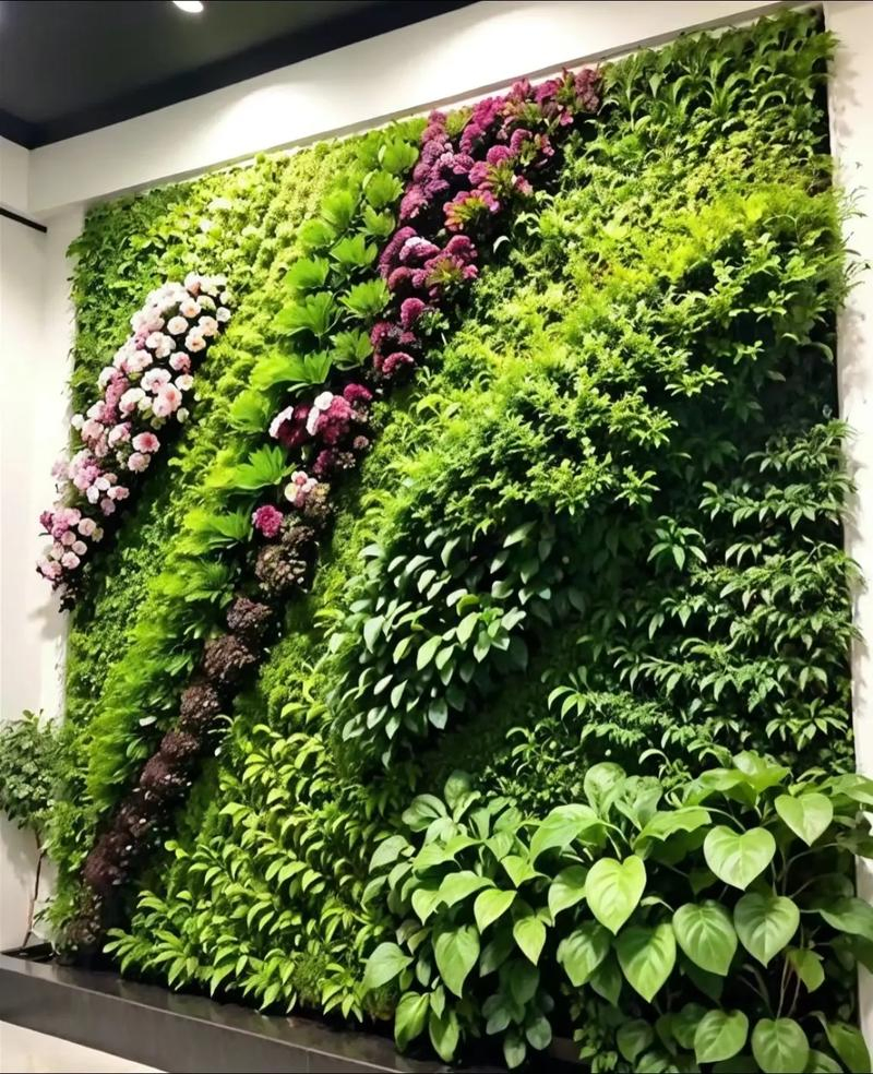 Outdoor Garden Decor UV Protected Faux Plastic Green Grass Wall Backdrop Panel Artificial Plant