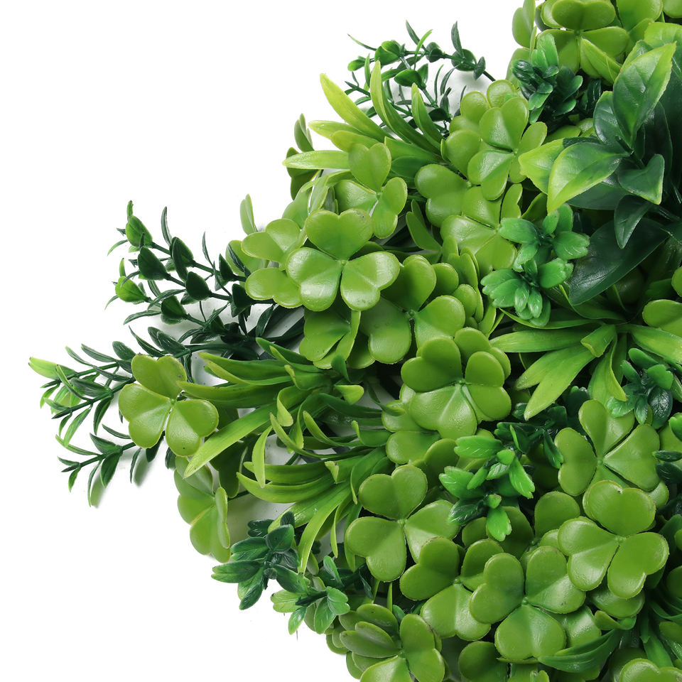 Home Outdoor Garden Decor UV Protected Plastic Green Grass Wall Panel Artificial Plant Grass Wall for Decor