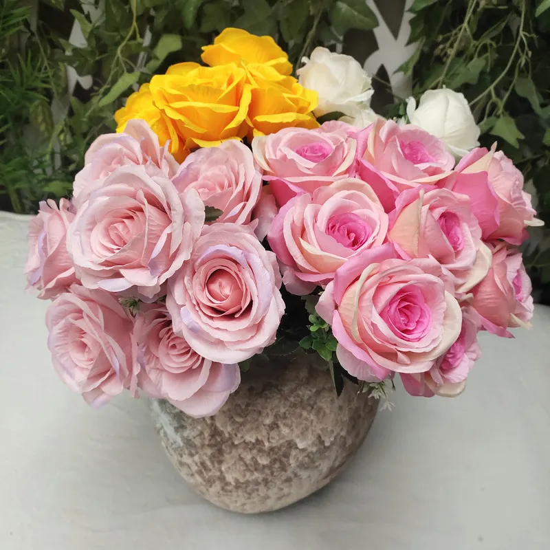 Silk Rose Flower Arrangement
