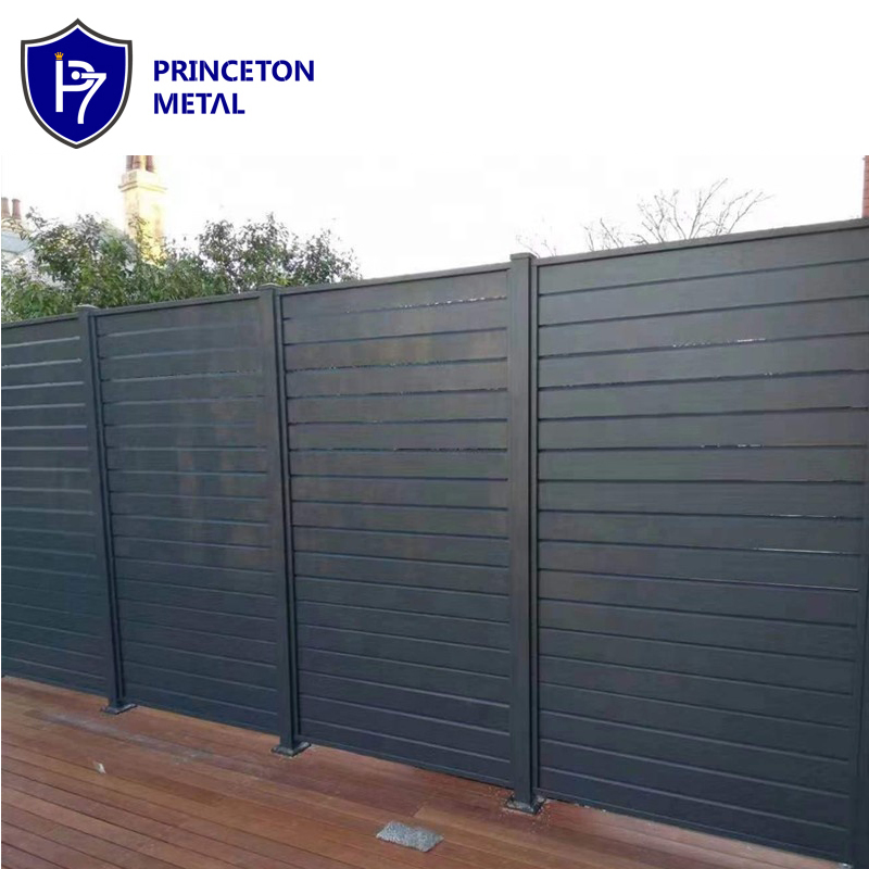 Modern Style Aluminium Vertical Slat Picket Fence Panels