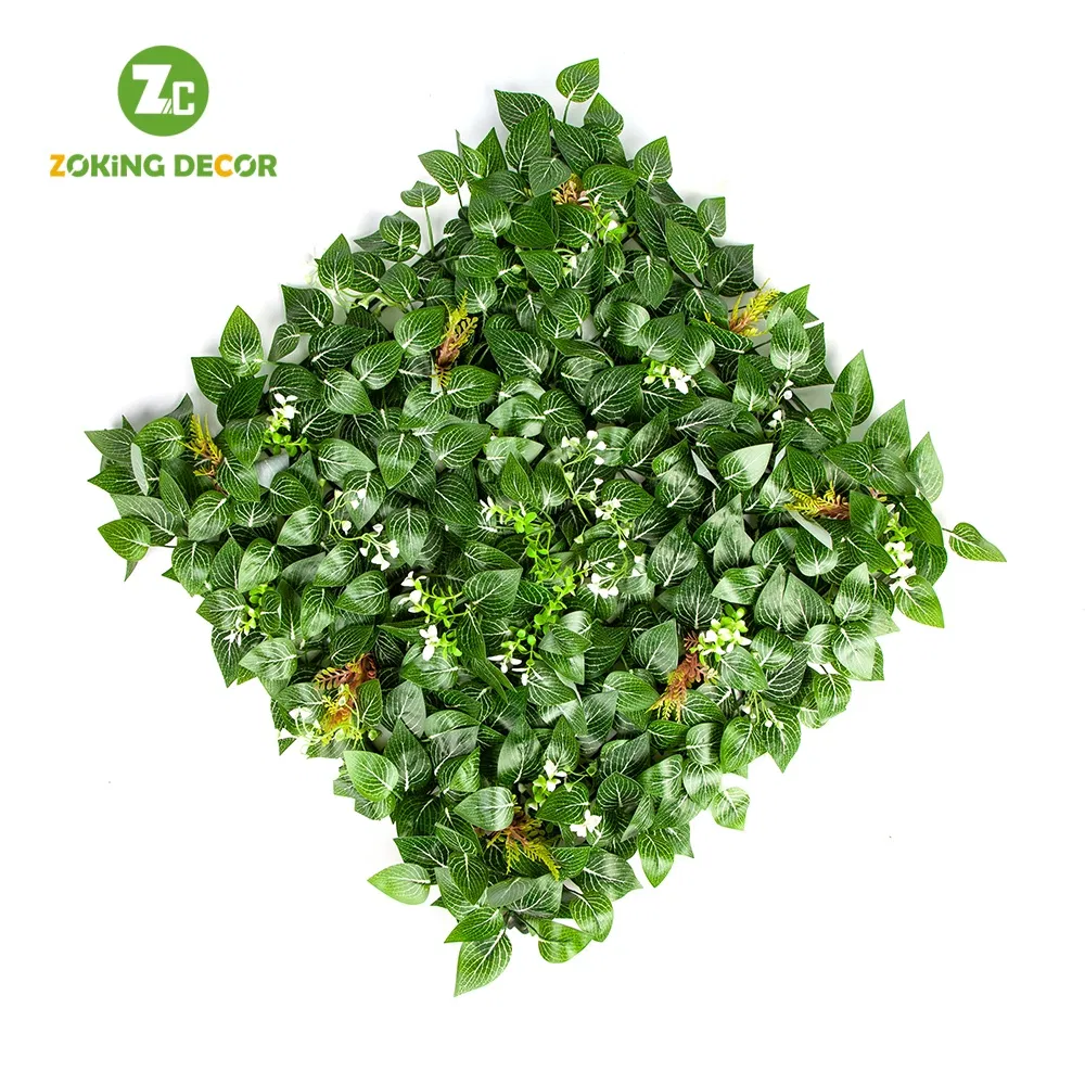 China Manufacture Wholesale UV Proof Removable Artificial Green Plant Wall Artificial Boxwood Mat Vertical Garden