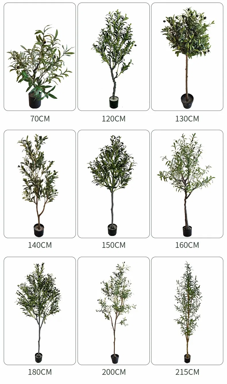 China Factory Direct Contact Us for Free Sample Artificial Olive Tree Bonsai