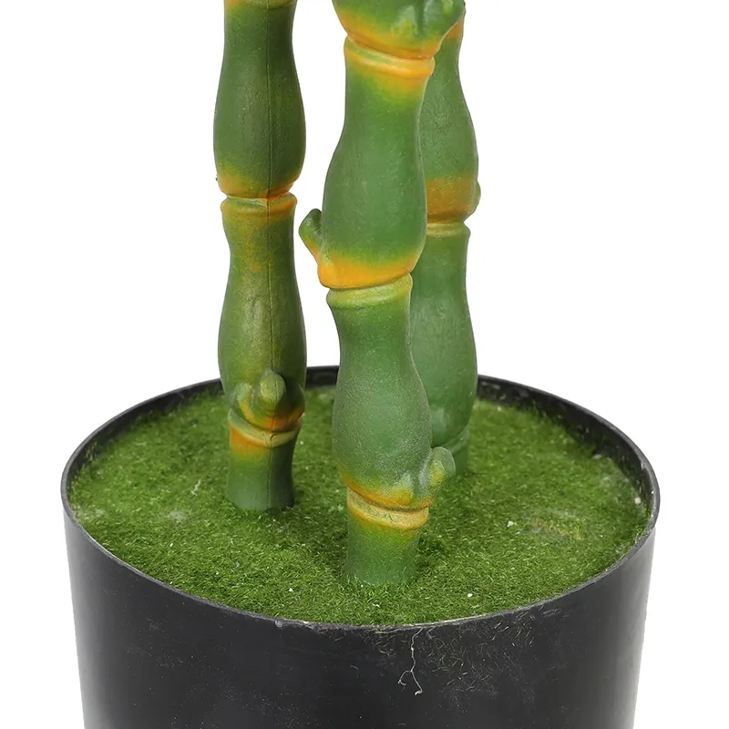 1.4m/4FT 1.1m/3FT High Quality Faux Greenery Simulation Green Plant Buddha Belly Bamboo for Home Office Decoration