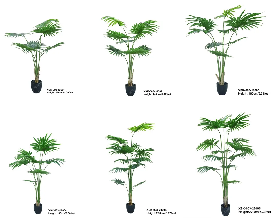 Artificial Fan Palm Plants