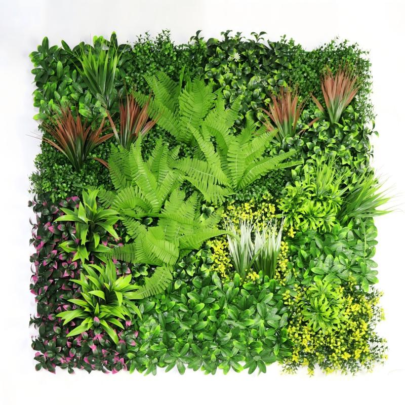 1m*1m Artificial Plant Wall Panel - Perfect for Vertical Garden Decor