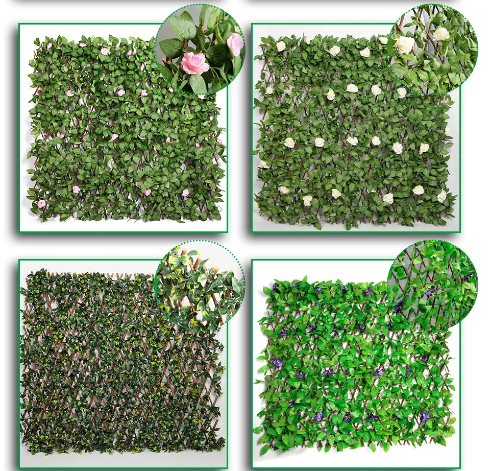 Artificial PVC Grass Fence