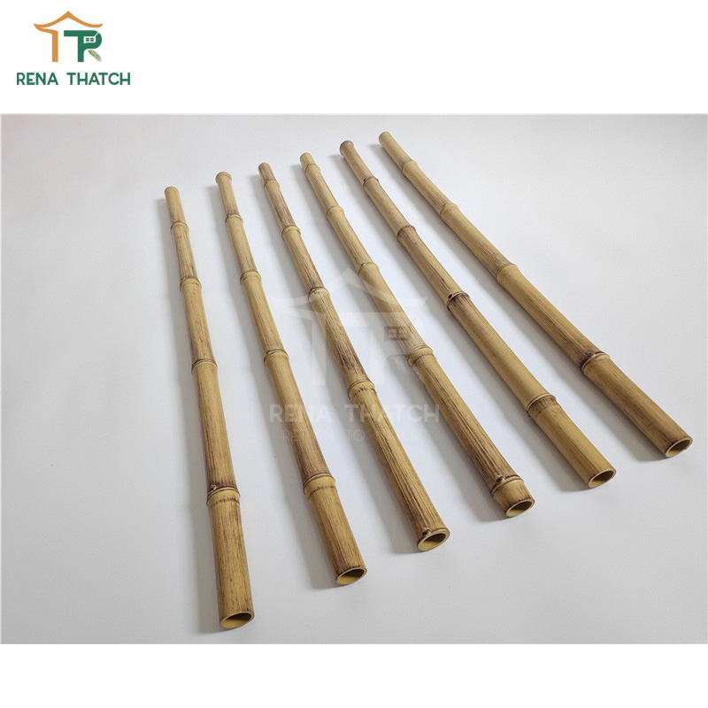 Class a Flame Retardancy Japanese Artificial Bamboo Synthetic Bamboo Pole Stick Plastic Bamboo Stake Canes