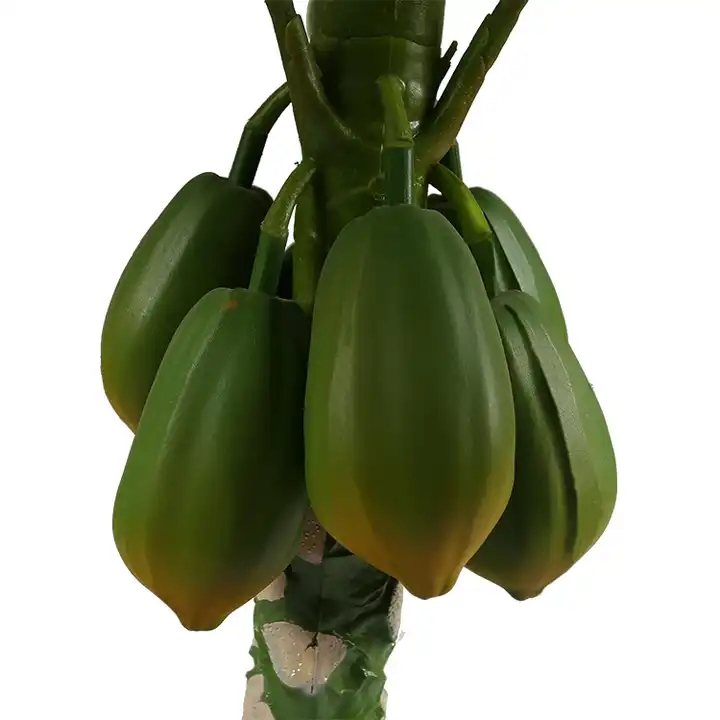 High Quality Artificial Indoor Plastic Artificial Bonsai Plants Papaya Tree