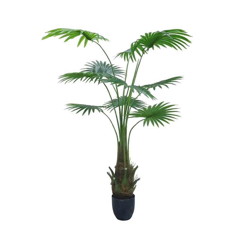 Artificial Palm Leaves Faux Tropical Tree Leaves Imitation Green Greenery Home Decor