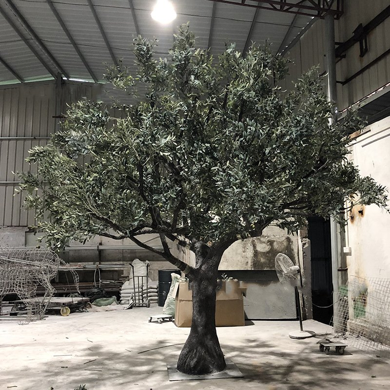 Wholesale Decorative Artificial Plastic Olive Large Tree for Landscape