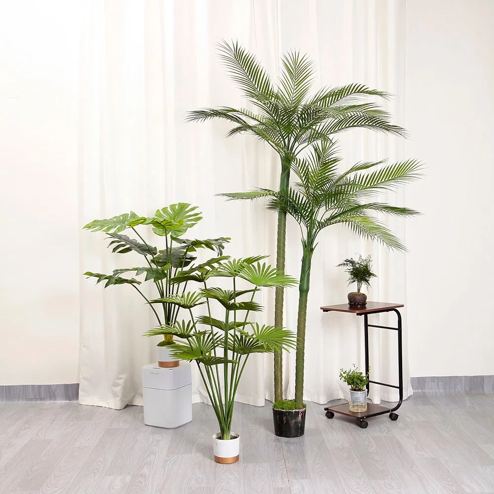 Artificial Plants Palm Trees Simulation Outdoor Decor Coconut Tree Large Outdoor Artificial Tree