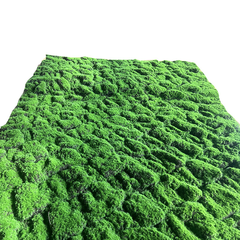 Factory Wholesale 1m*1m Artificial Moss Wall Counter Decoration Landscaping