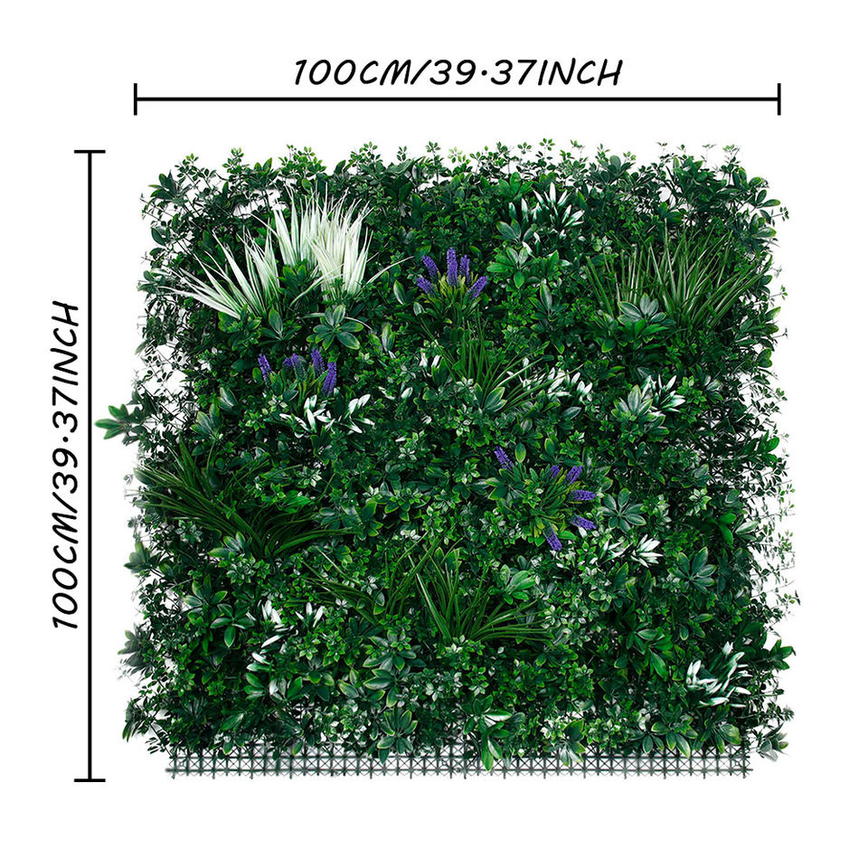 Wholesale Outdoor UV Resistant Faux Boxwood Hedge Rolls Garden Vertical Wall Artificial Boxwood Green Panels