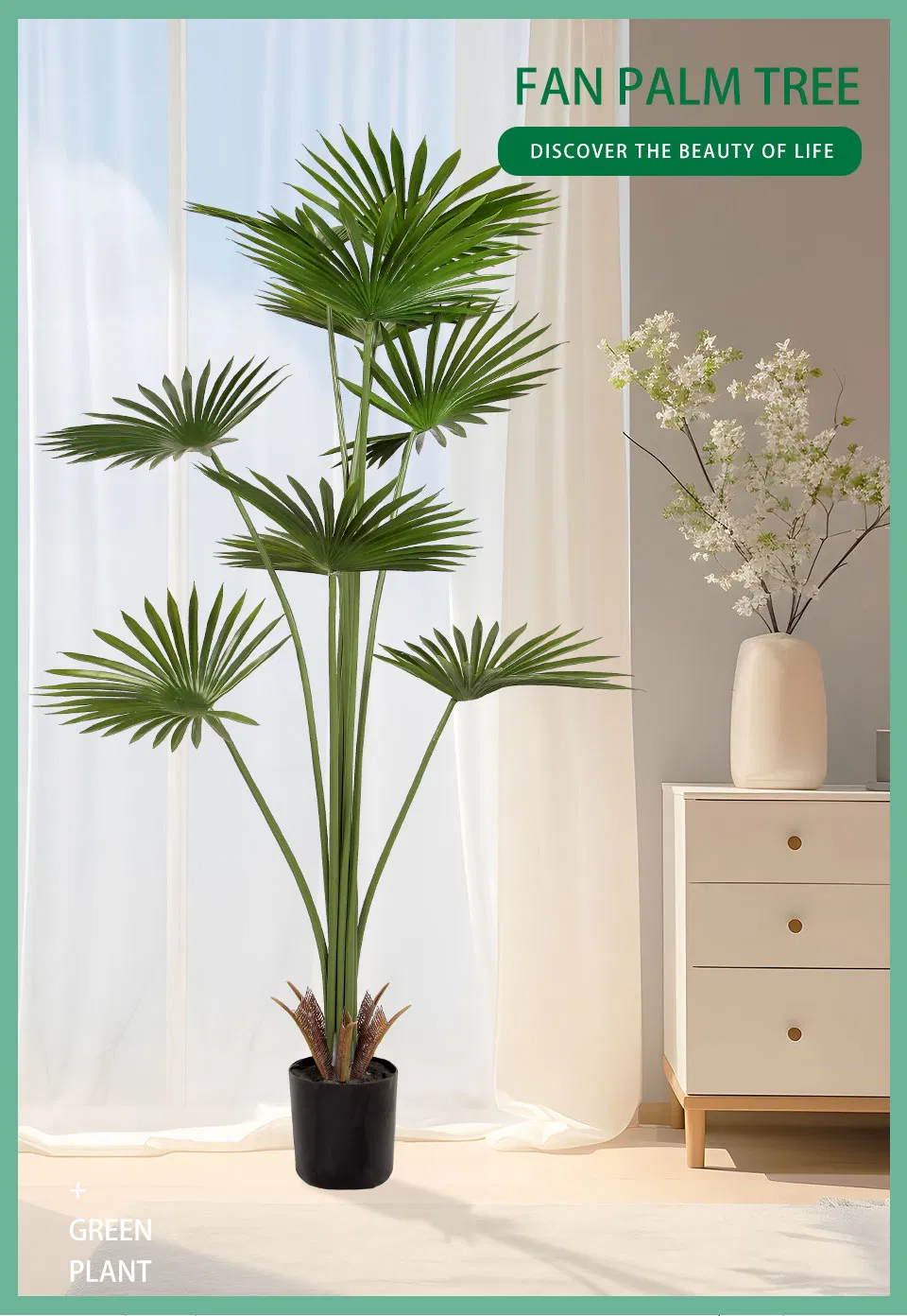 Artificial Palm Tree Details