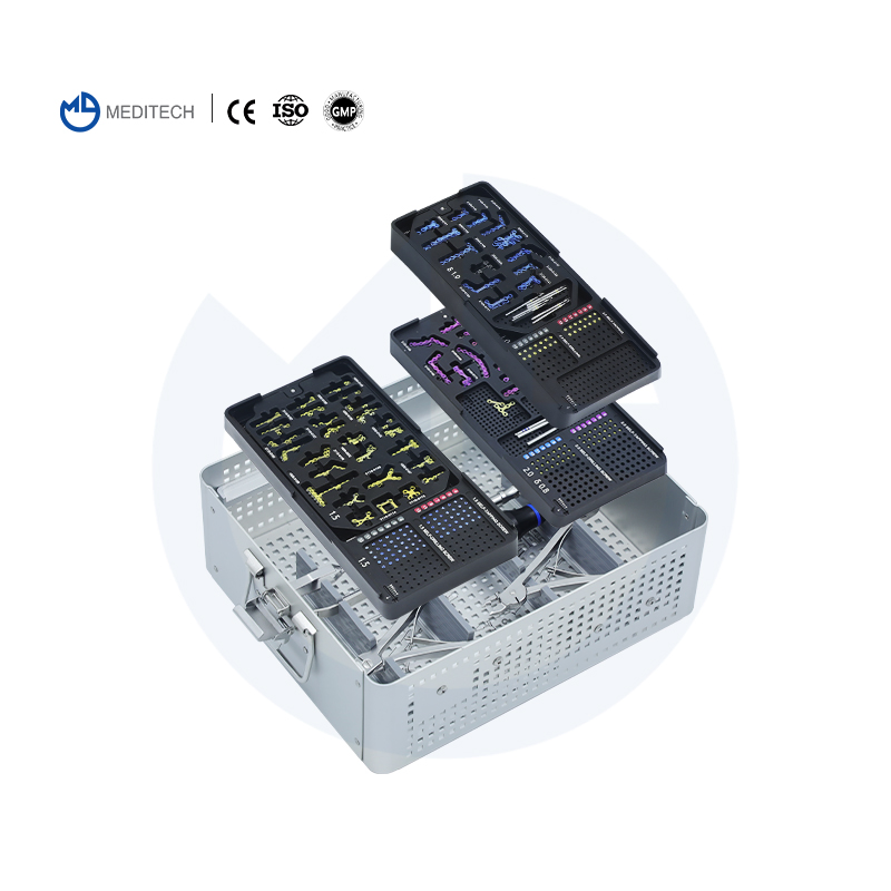 Titanium Maxillofacial Orthopedic Set of Plate Surgical Instrument Set