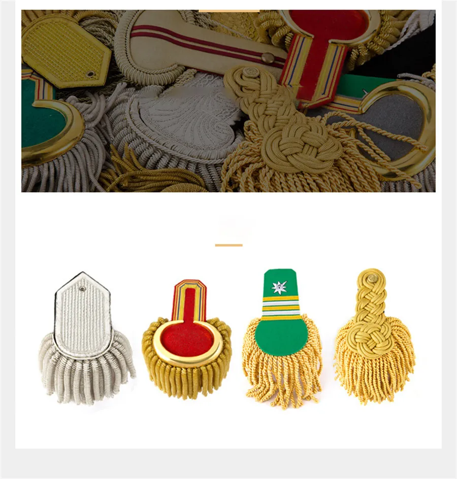 Embroidered Uniform Shoulder Rank