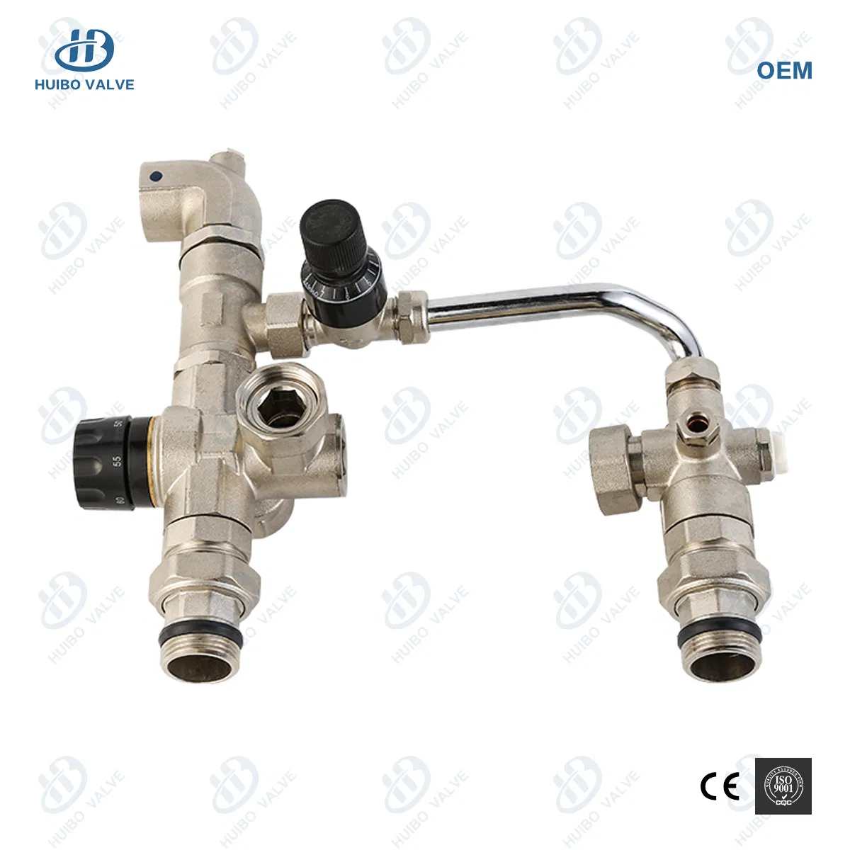 Nickel Plated Floor Heating Radiator Manifold Water Mixing System