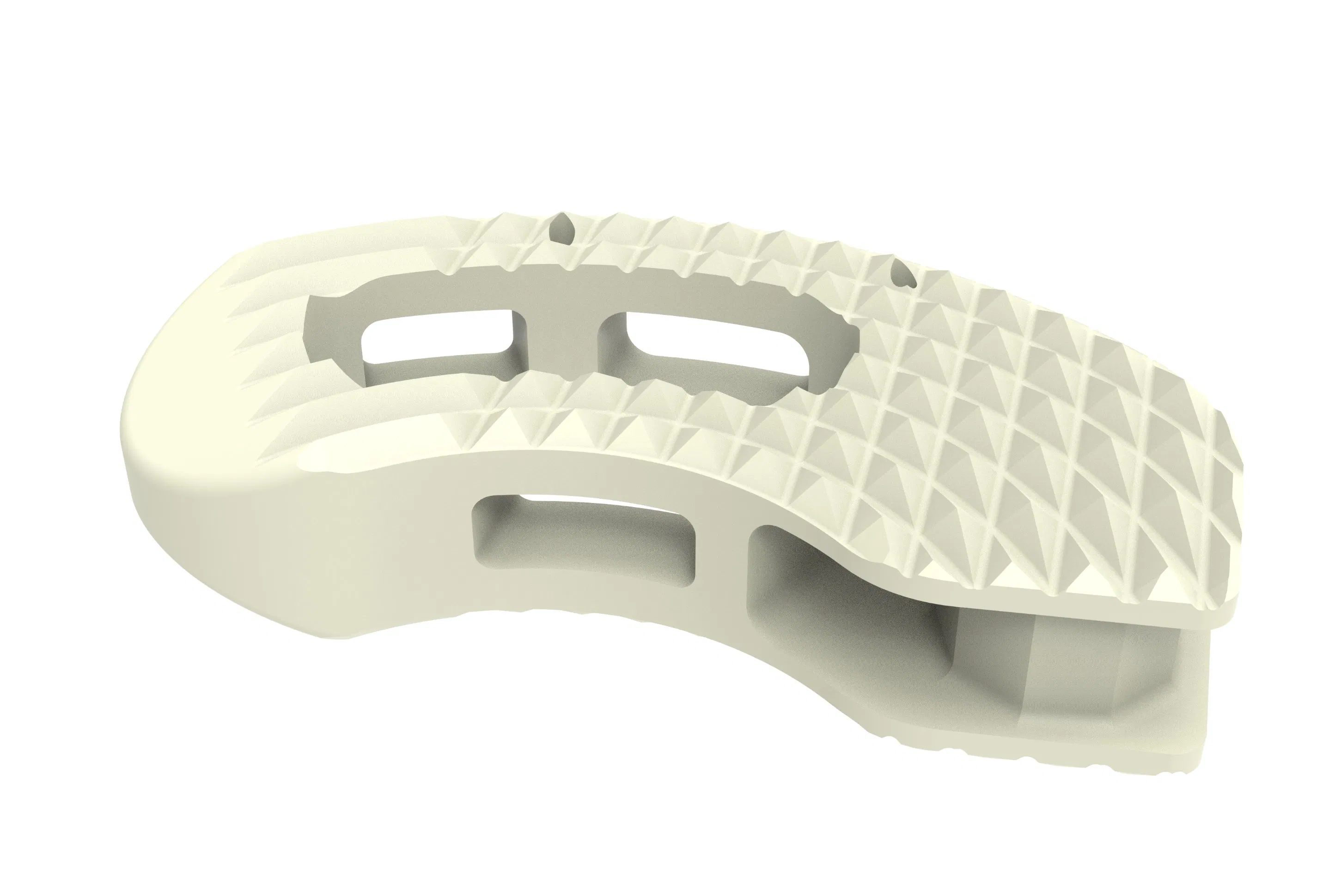 Surgical Instrument Orthopedic Implant Product Titanium Coating Banana Lumbar Peek Interbody Fusion Cage Spine System