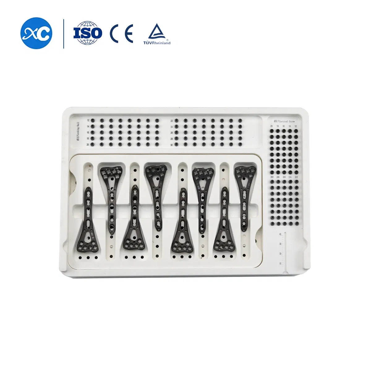 Orthopedic Titanium Implants Distal Radius Locking Plate Instruments Set