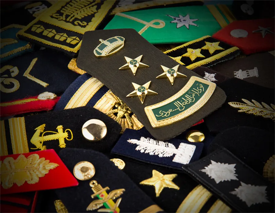 Embroidered Uniform Shoulder Rank