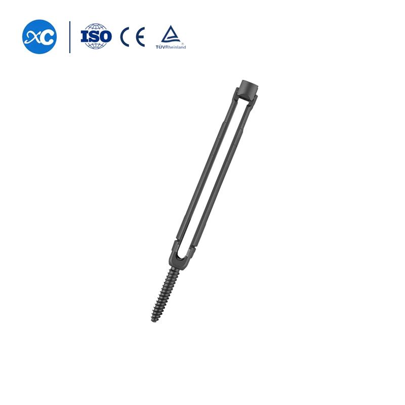 Mis Polyaxial Cannulated Pedicle Screw, Titanium Orthopedic Implant Minimally Invasive Spine Screw