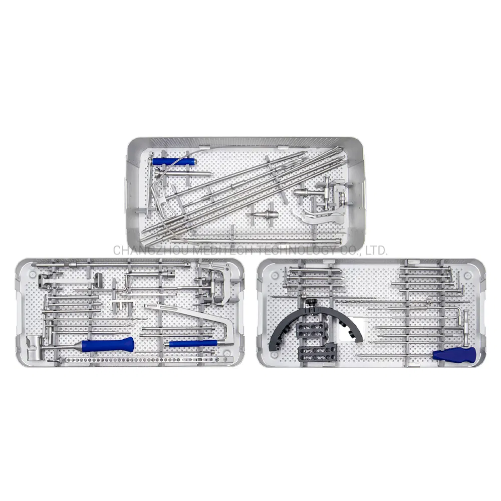 Orthopedic Surgical Instruments Suprapatellar Approach Tibial Intramedullary Nail Instrument Set