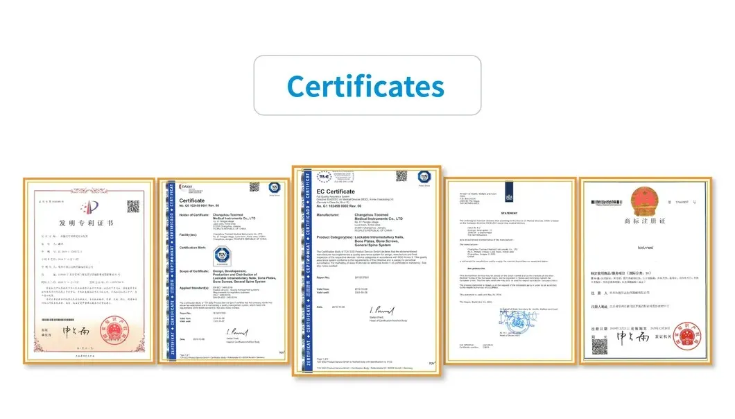 Certificates
