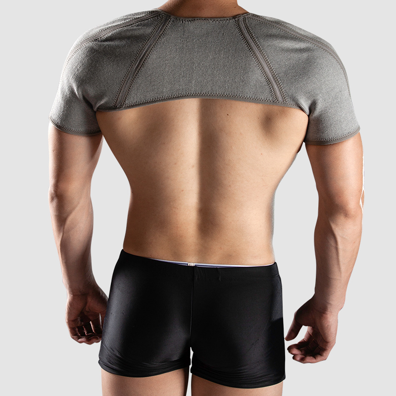 Adjustable Single Shoulder Brace Elastic Gym Sports Support Strap Wrap Orthopedic Braces