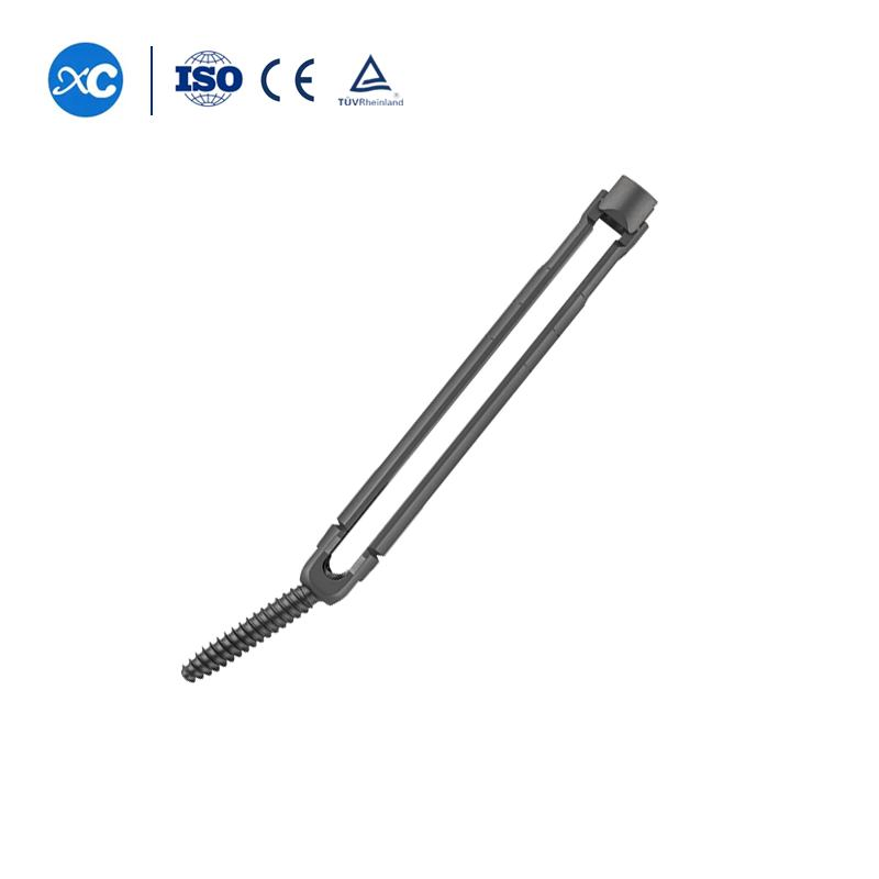 Mis Polyaxial Cannulated Pedicle Screw, Titanium Orthopedic Implant Minimally Invasive Spine Screw