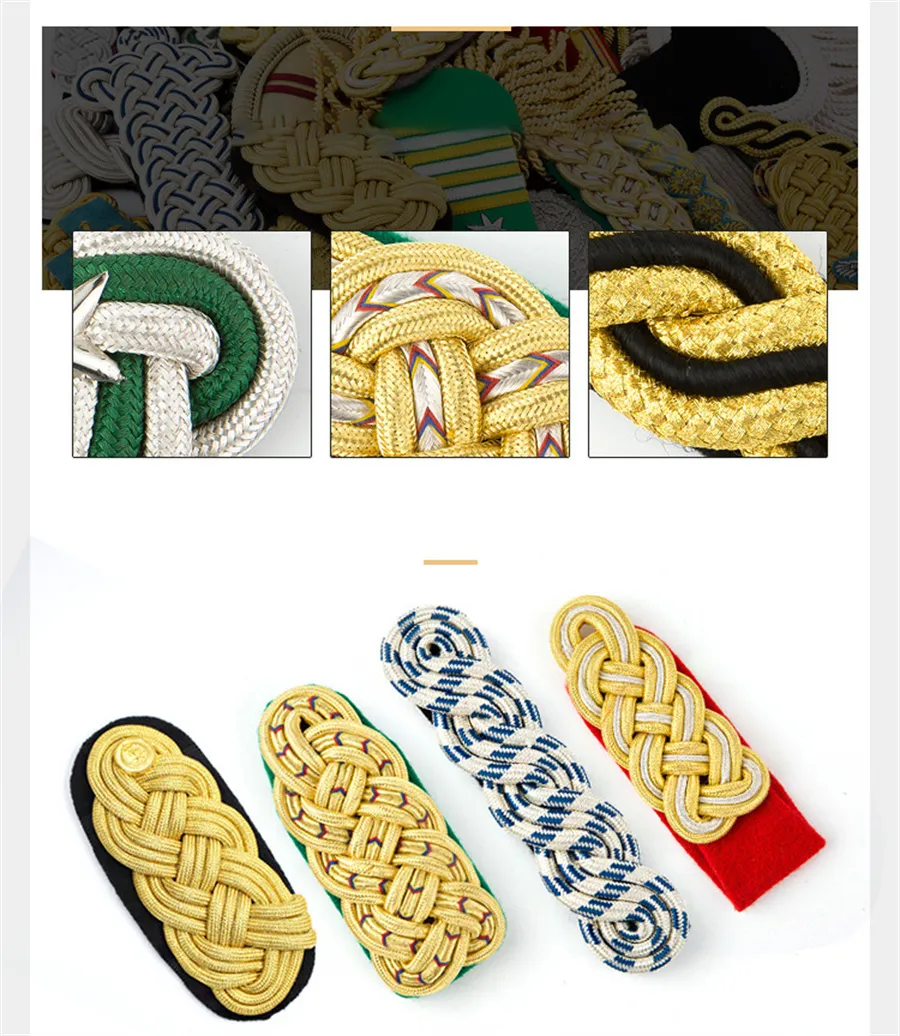 Embroidered Uniform Shoulder Rank