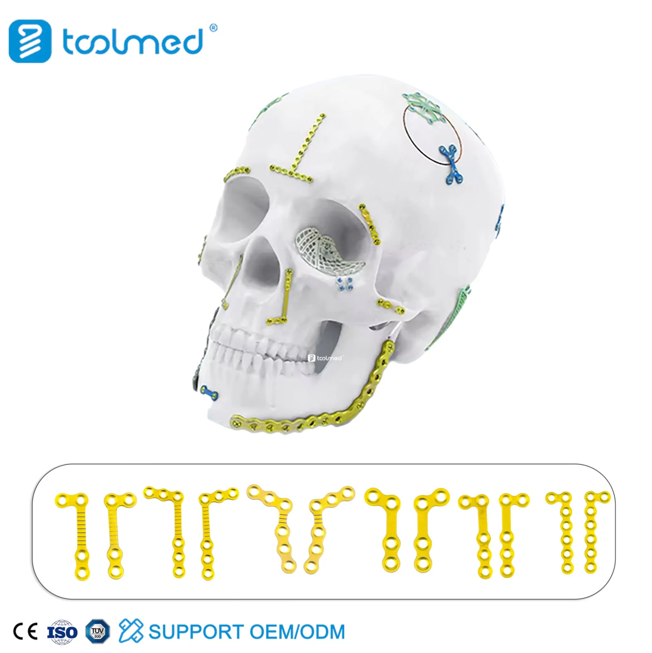 Titanium Orthopedic Implants CE Certification Maxillofacial Plate Orthopaedic Surgery