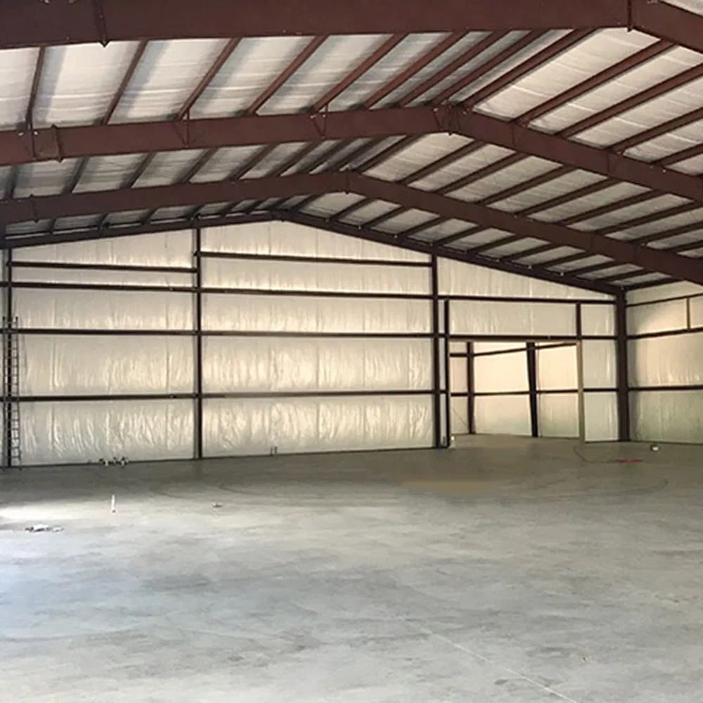 Agricultural Cheap Prefab Lightweight Steel Frame Structure Insulated Metal Buildings for Sale