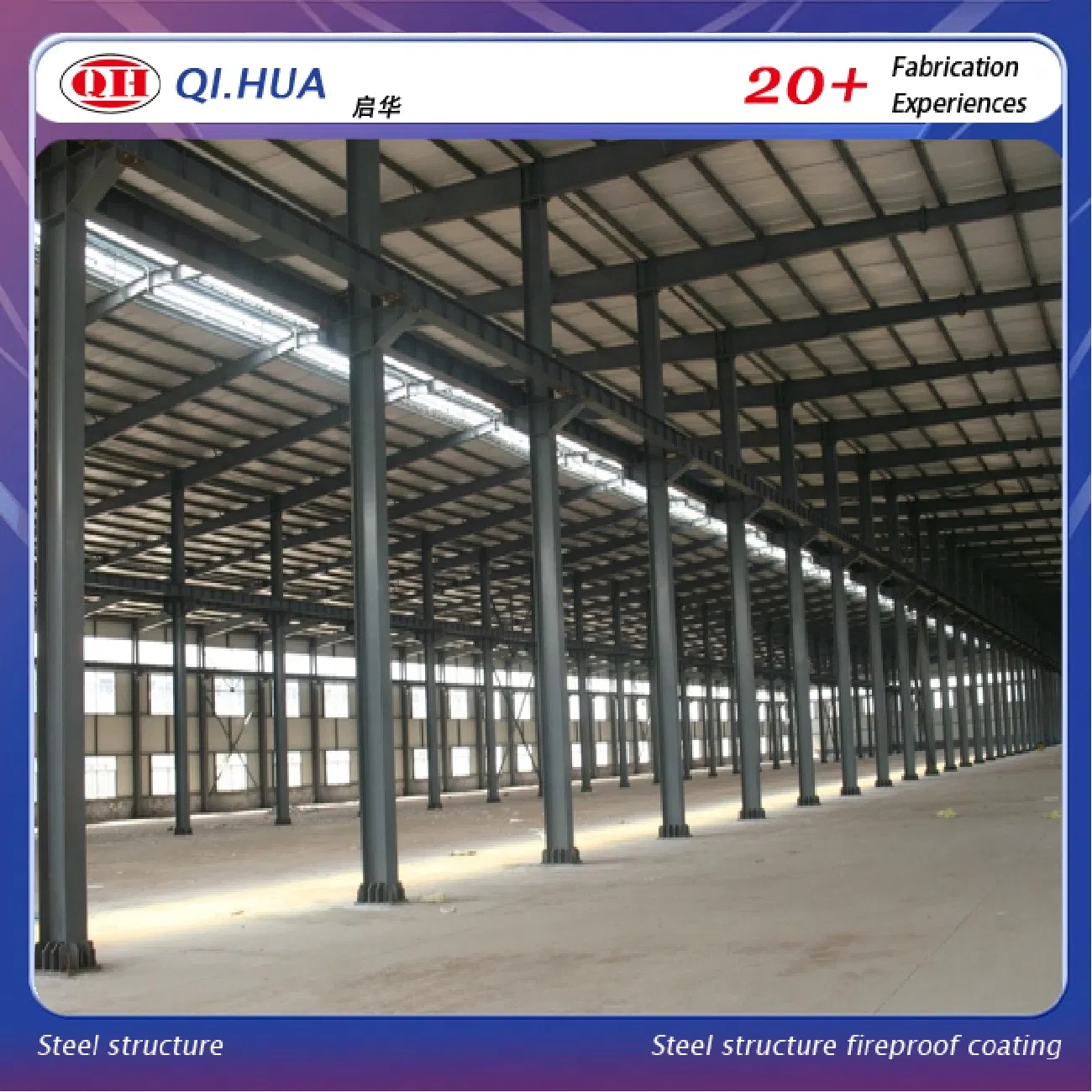 Low Cost Factory Direct Prefab Steel Frame Warehouse Metal Building for Workshop Hangar